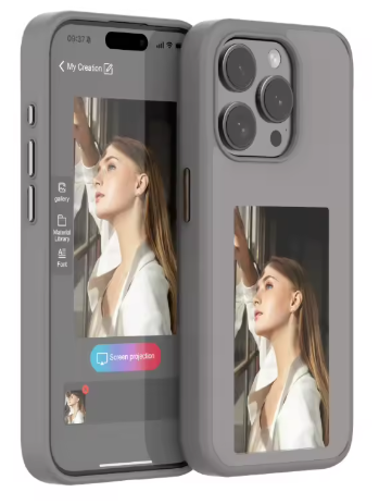 Husă E-Link NFC pentru iPhone – Proiecție Wireless cu Ecran Integrat